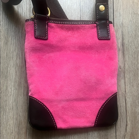 Vintage Juicy Couture Pink and Black Crossbody Bag - Picture 4 of 7